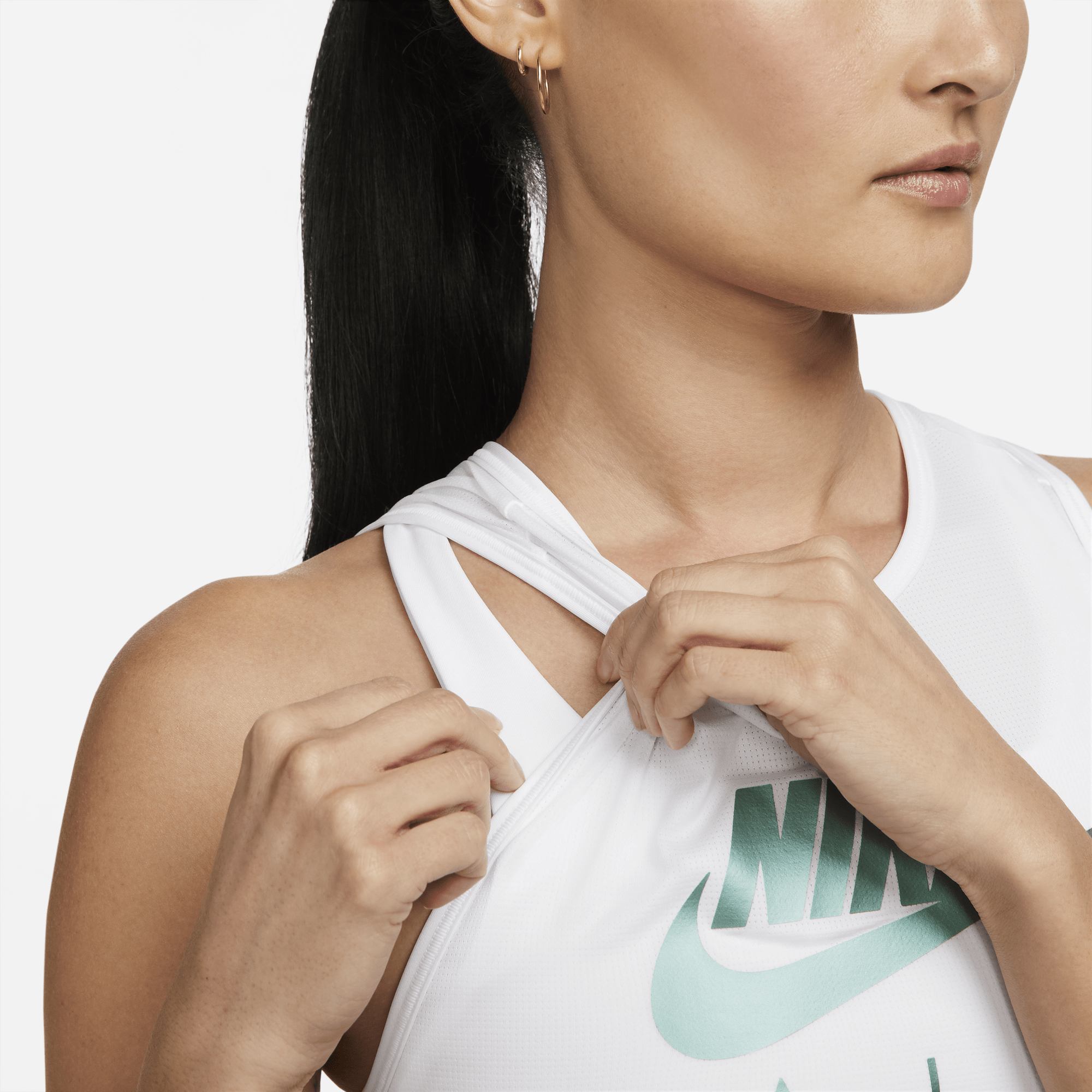 Nike Nike Air Dri-FIT Swoosh Medium-Support High-Neck Sports Bra - Women's