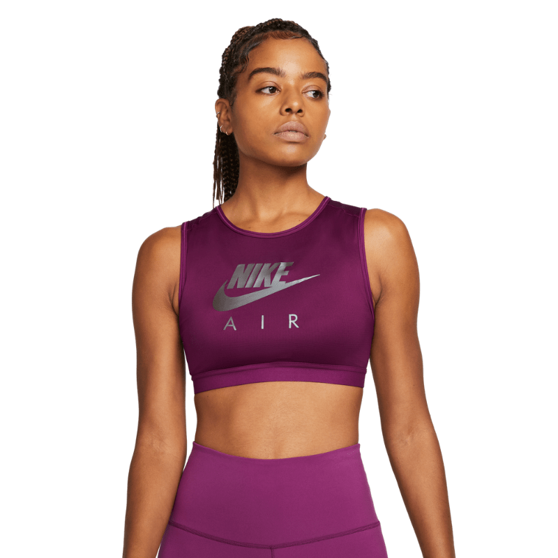 Nike Air Dri-FIT Swoosh Medium-Support High-Neck Sports Bra - Women's - GBNY