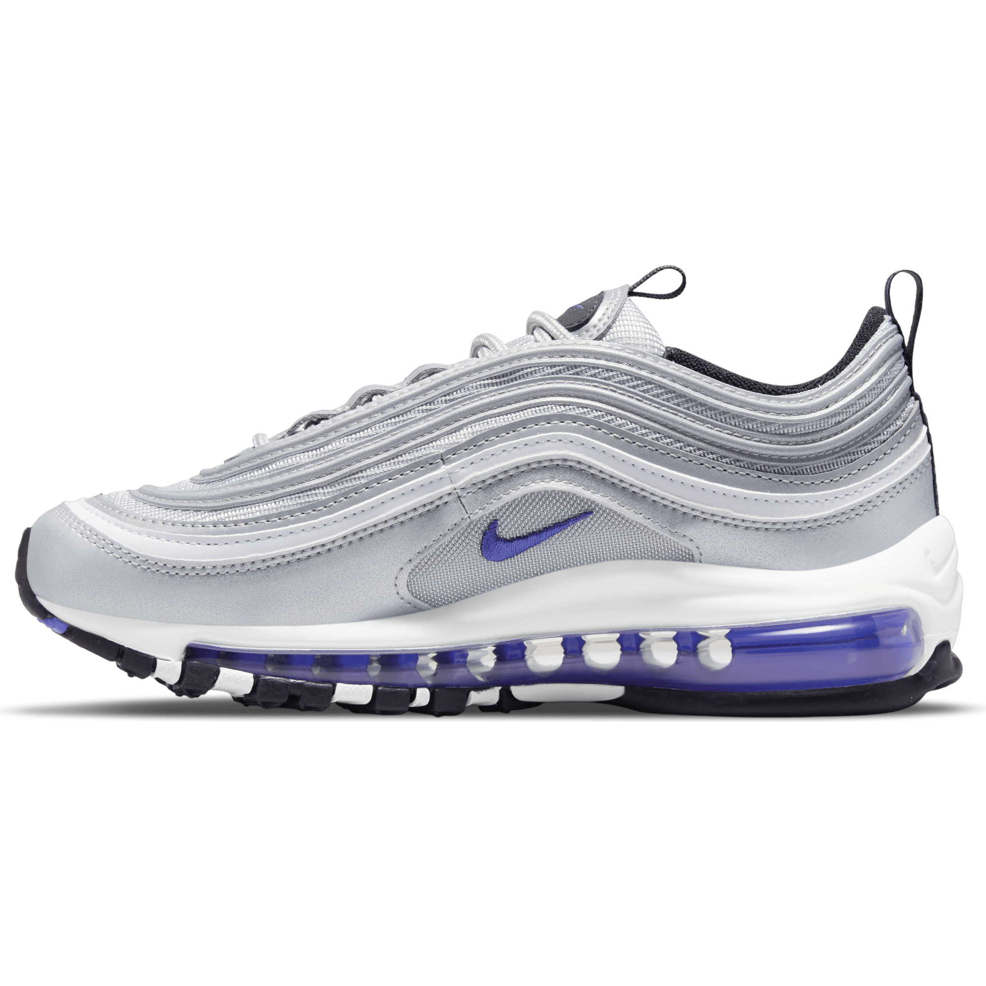 Grade school white top air max 97