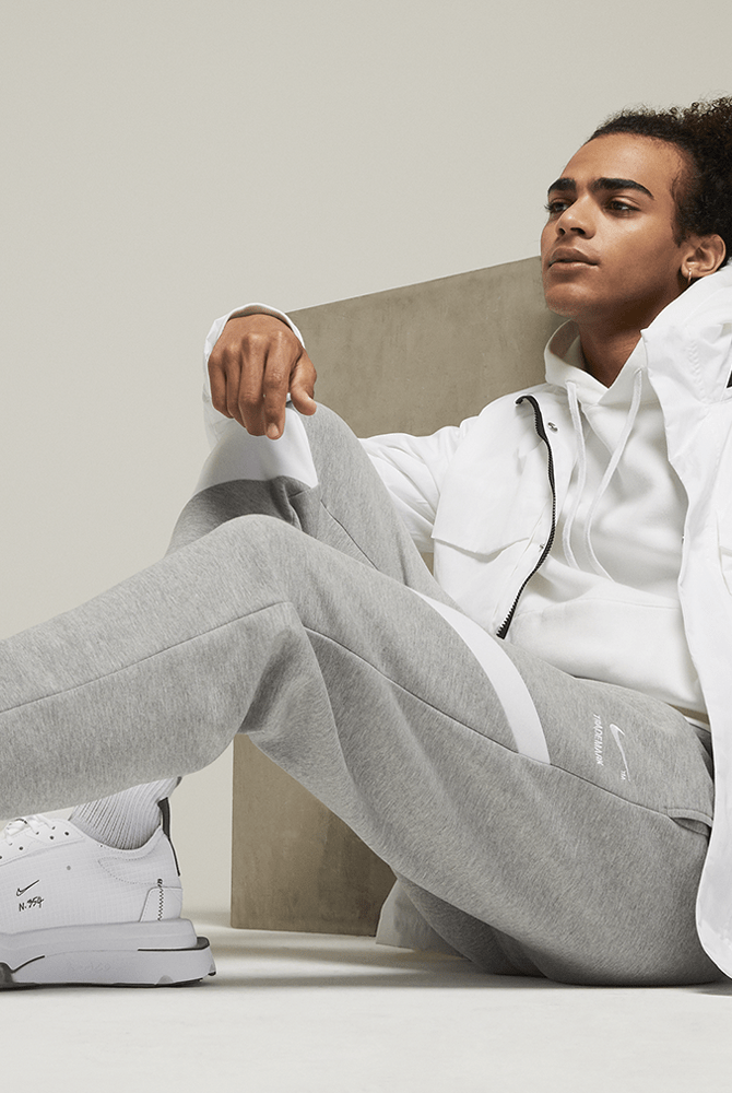 Nike Sportswear Swoosh Tech Fleece Men's Sweatpants 'White' DH1023