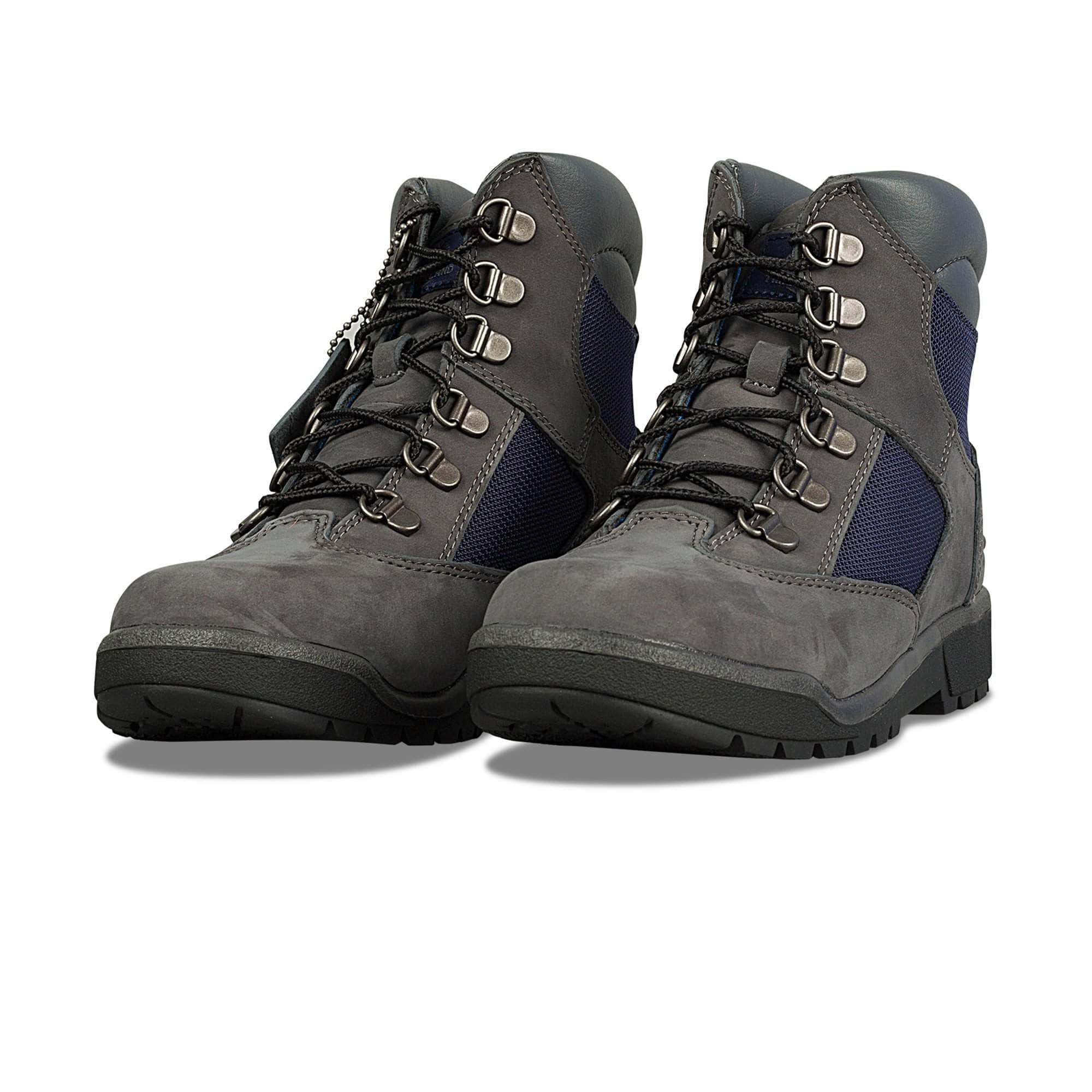 Grey 6 inch timberland field boots sale