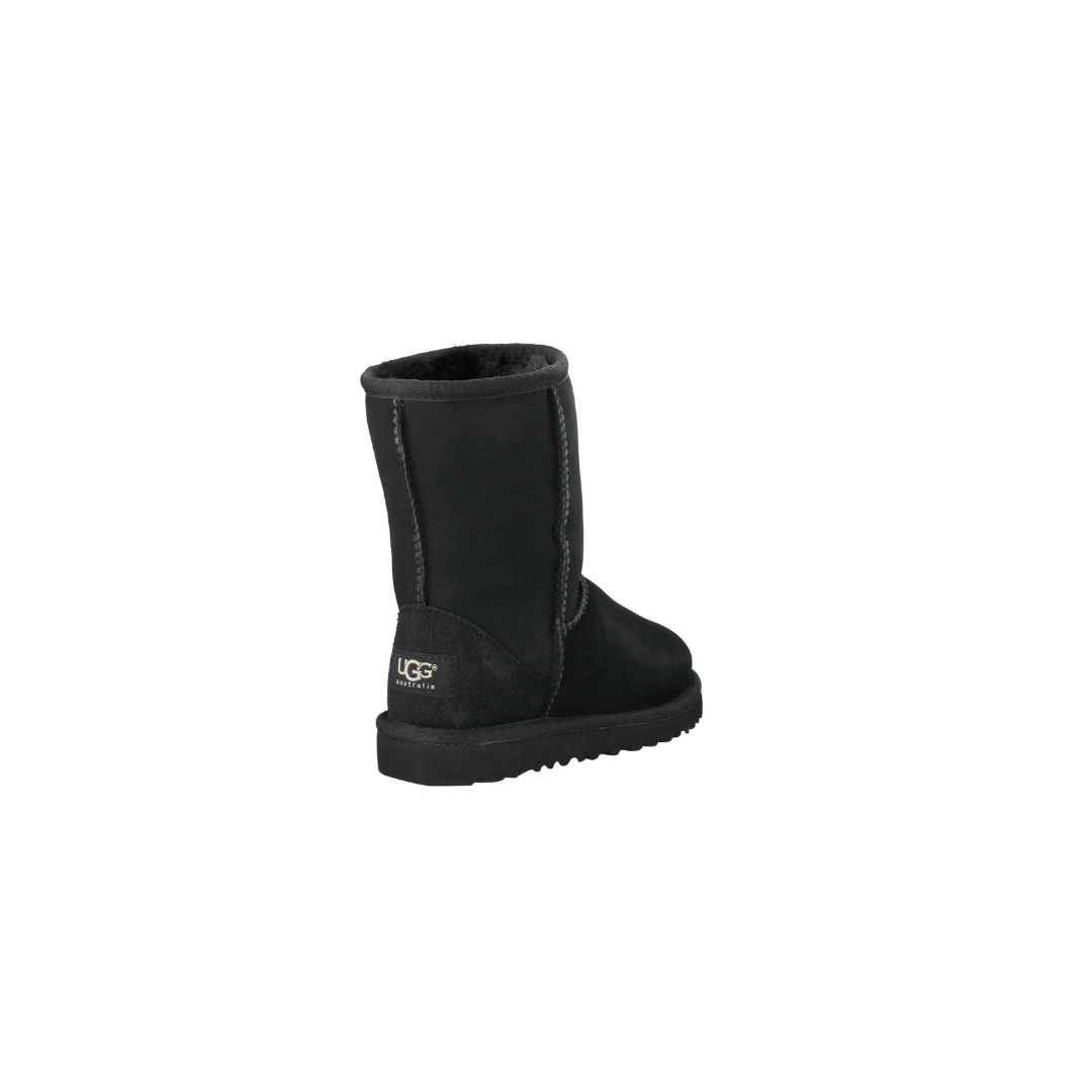 UGG FOOTWEAR 2 / Black UGG Classic Short Boots - Kid's 5251K-BLK