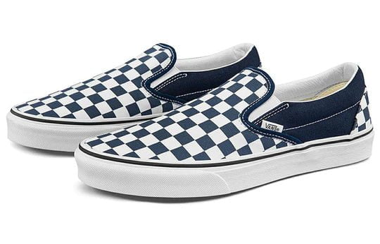 Vans Men's Classic Slip-On Baby Blue Checkerboard