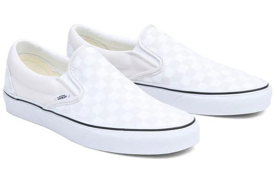 Vans Checkerboard Classic Slip On Shoes - Men's - GBNY