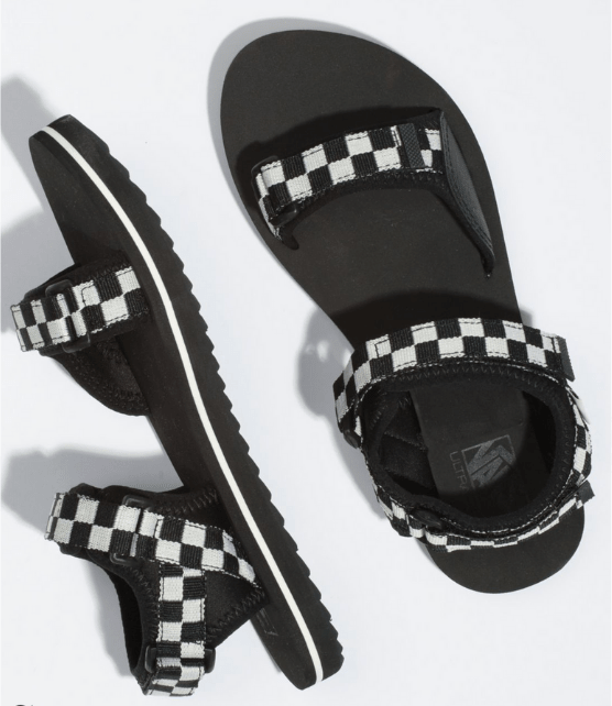 Vans double strap sandals hot sale