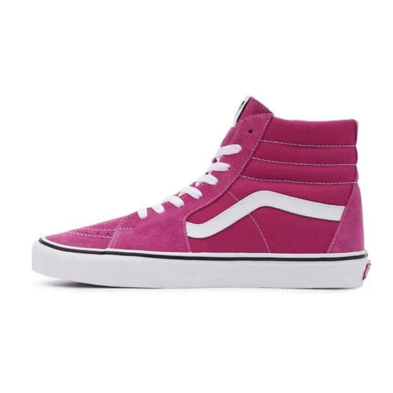 Pink vans clearance high tops mens